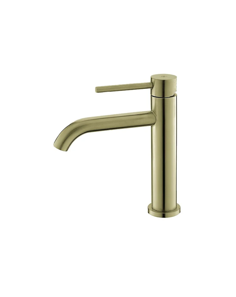 Plenum Grifo de Baño Color Oro Monomando de Fácil Instalación con Mezclador | Color Acero-Oro-Negro Mate | Oro