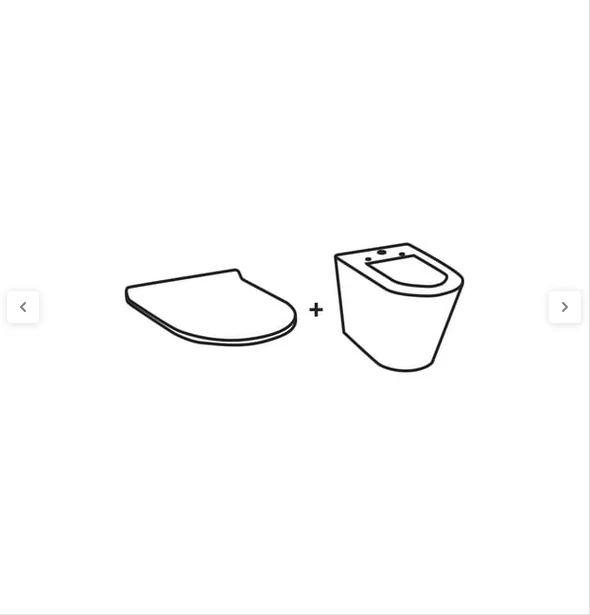 Mercurio Inodoro Suspendido Empotrado Rimless | Negro Mate | Vater Colgante de Cerámica Montaje a Pared