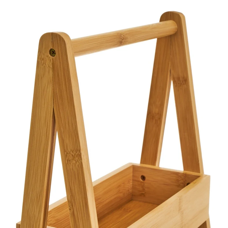 Estantería cubo con 1 estante de madera color gris, de 30x24x54 cm