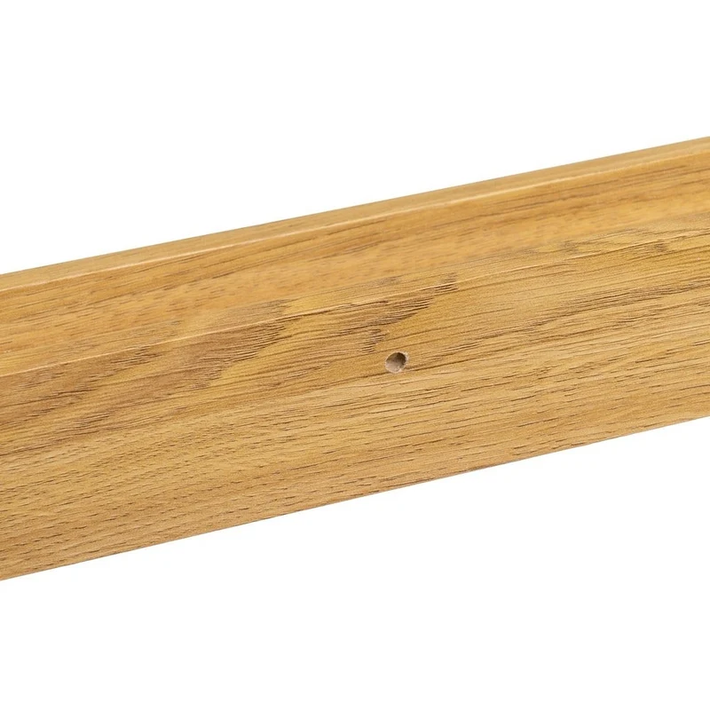 Estante flotante de pared de madera color roble de 60x9,5x5 cm