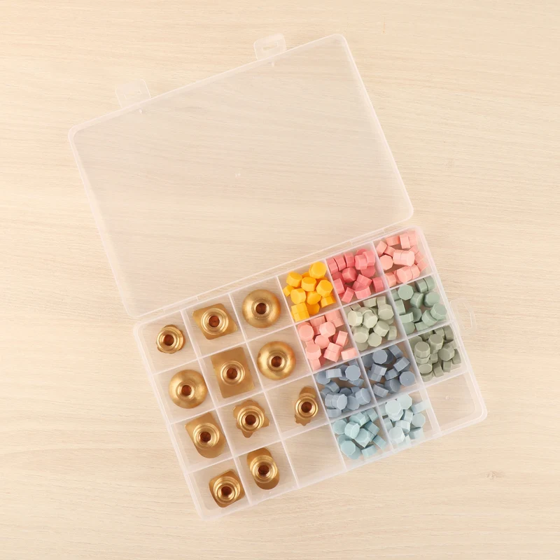 Caja para cabezales de sellos de lacre Kimidori Colors