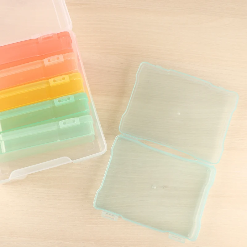 Caja de almacenamiento con 6 cajas interiores de 5"x7" Kimidori Colors