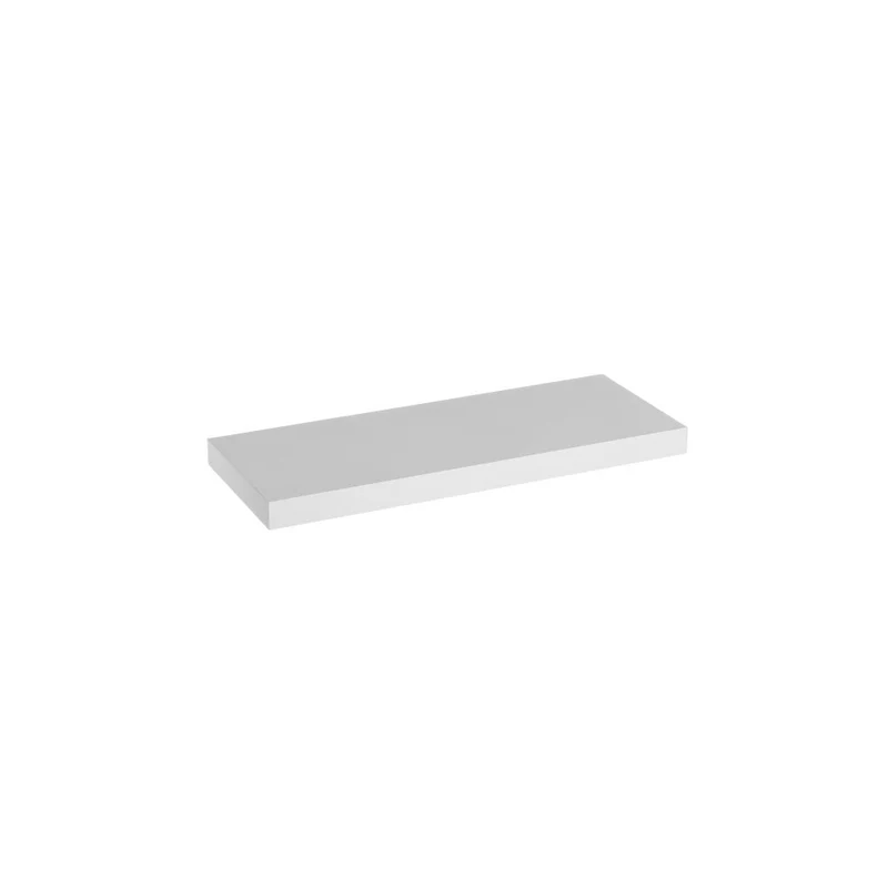 Estante flotante decorativo de madera MDF color blanco de 60x23,5 cm