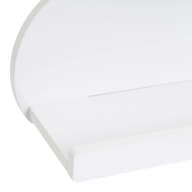 Estante infantil de pared blanco con diseño de nube de 60x12x26 cm
