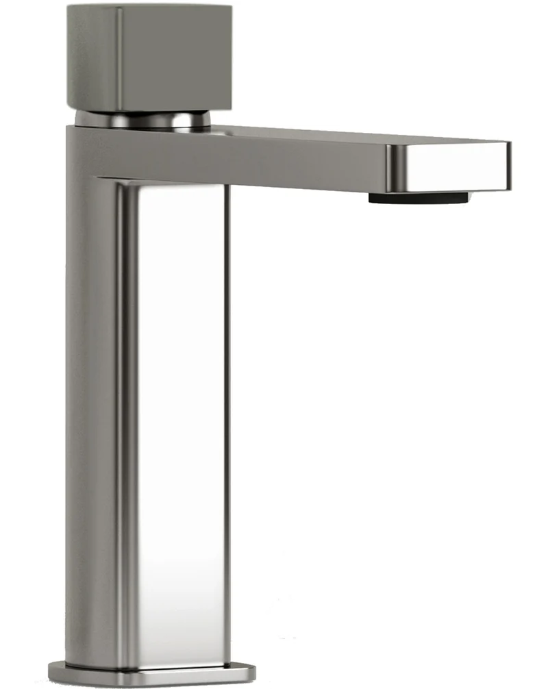 Combi Grifo de Baño Alto Monomando de Fácil Instalación con Mezclador | Colores| Maneta Personalizable | Cromo