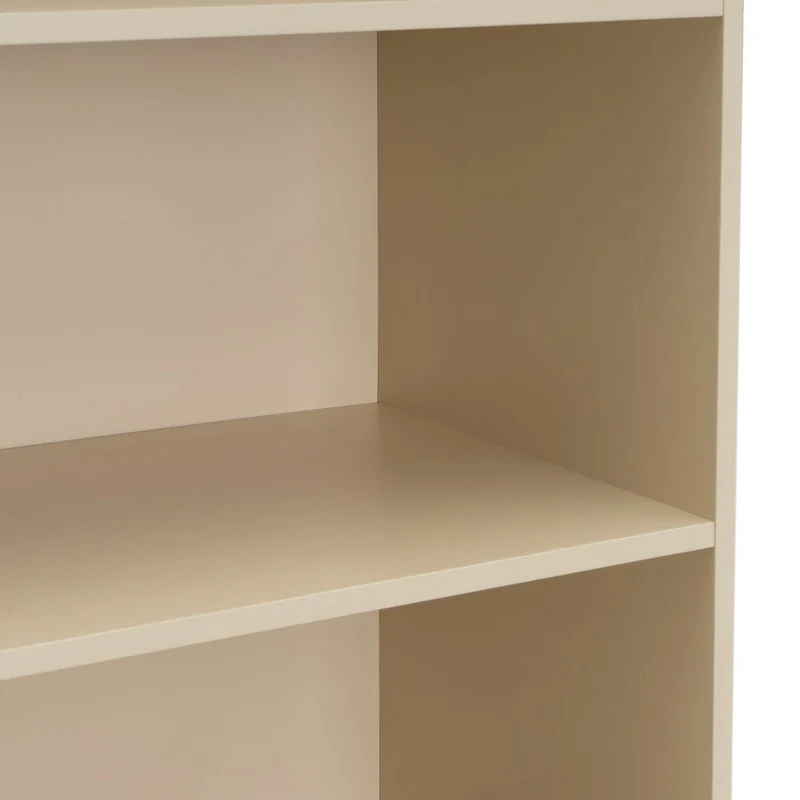Estantería Mei con 2 puertas beige de 59x29x119 cm en tablero laminado hpl