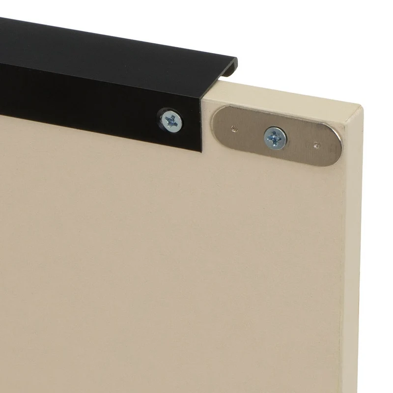 Estantería Mei con 2 puertas beige de 59x29x119 cm en tablero laminado hpl