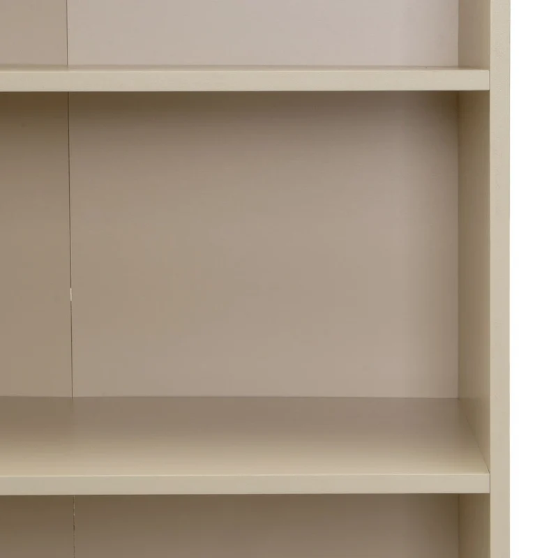 Estantería Mei con 2 puertas beige de 59x29x119 cm en tablero laminado hpl