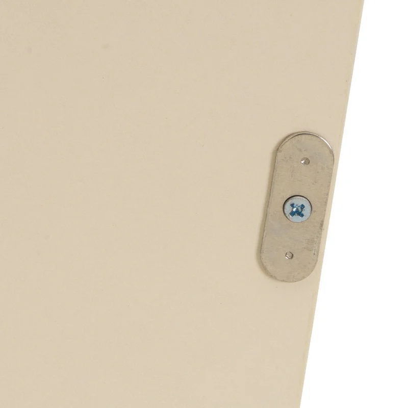 Estantería Mei con 5 puertas beige de 89x29x90 cm en tablero laminado hpl