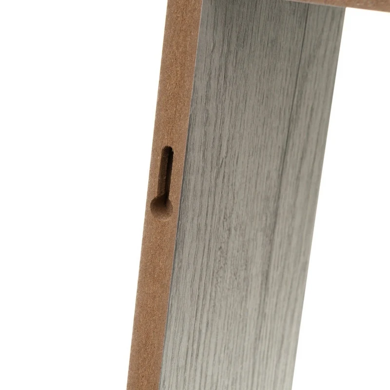 Set de 3 estantes de pared cuadrados grises de 30x30, 27x27 y 24x24 cm