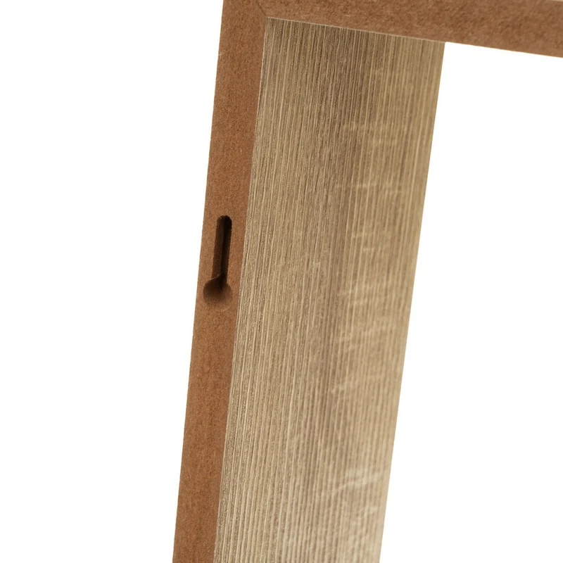 Set de 3 estantes de pared cuadrados roble claro de 30x30, 27x27 y 24x24 cm