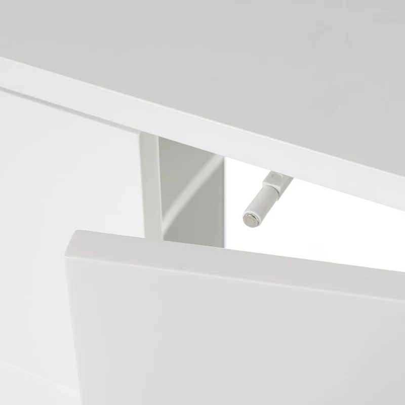 Mueble bajo lavabo pie de tablero laminado blanco 56x30x60 cm