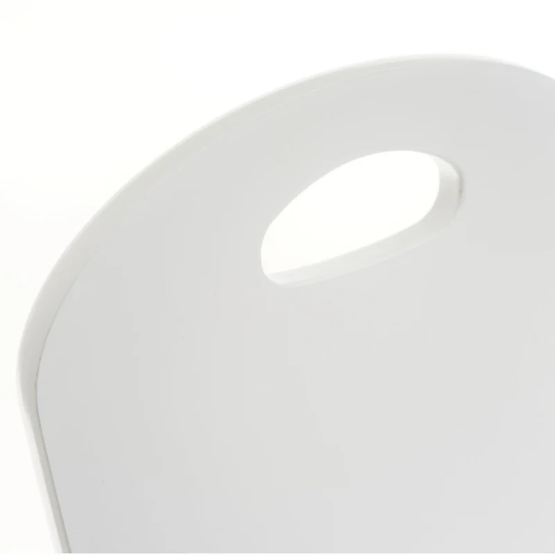 Set de 2 sillas infantiles blancas de madera de pino de 28x28x50 cm