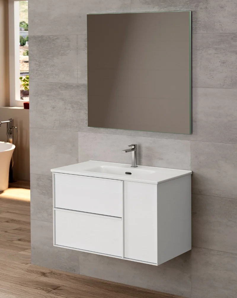 Sun Espejo de Pared Rectangular | Espejo Decorativo Rectangular | Espejo de Baño Rectangular 50-60-70-80-90-100-120cm
