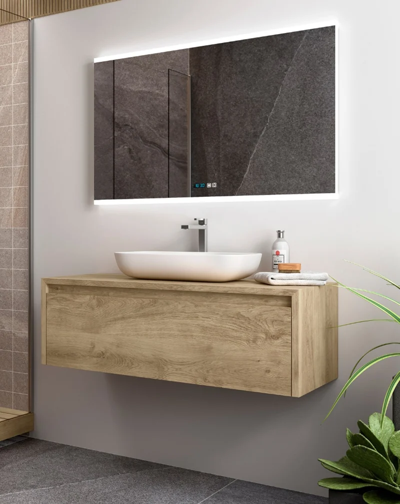 Spoty Espejo Pared Baño | Sensor Táctil On/Off | Espejo Led de Baño | Reproductor musical bluetooth