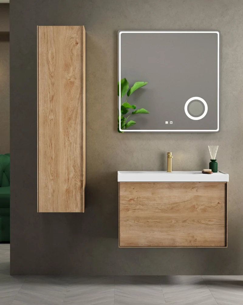Cosmos Led Espejo Pared Baño | Sensor Táctil On/Off | Lupa de Aumento x3