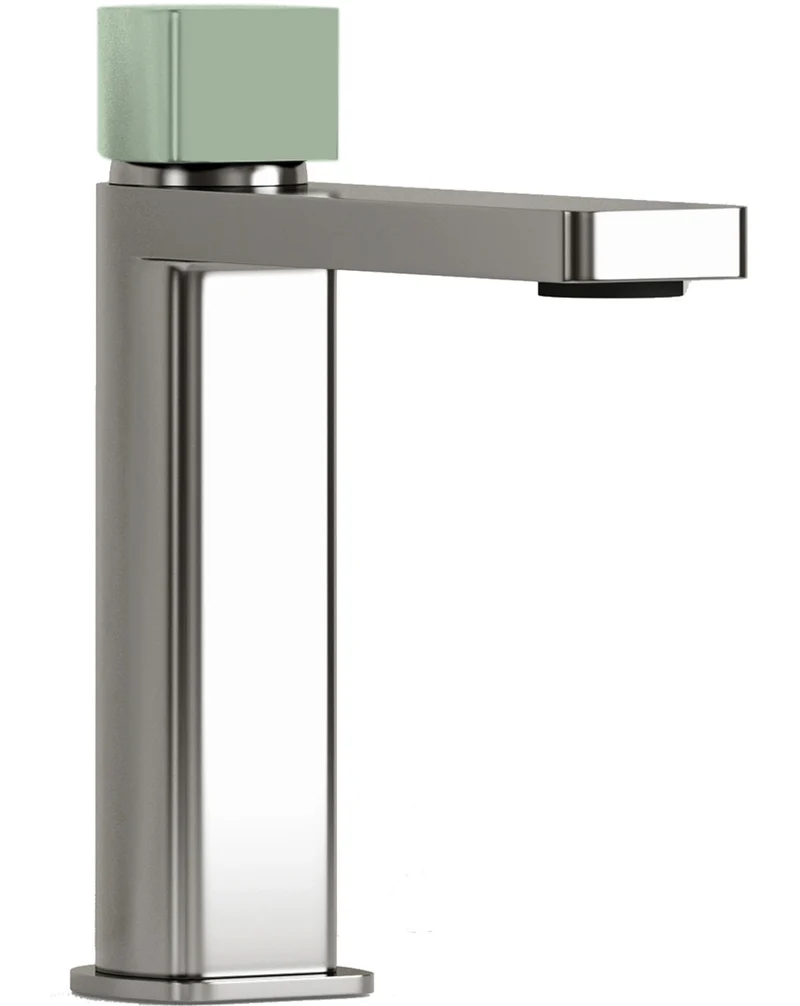 Combi Grifo de Baño Alto Monomando de Fácil Instalación con Mezclador | Colores| Maneta Personalizable | Tropic