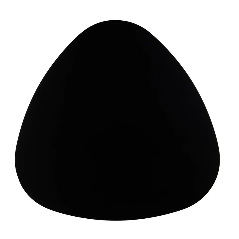 Set de 2 mesas nido auxiliares de madera y laminado, color negro