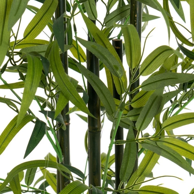 Planta artificial de bambú verde en maceta 120 cm para dormitorio