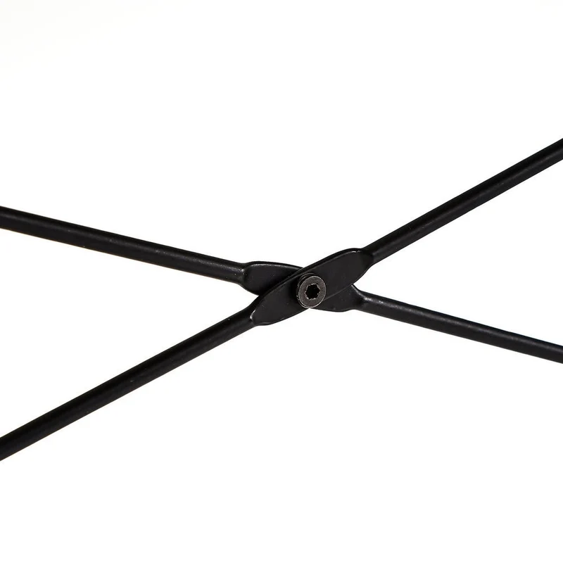 Mesa escritorio marrón de madera y metal negro de 100x45x75 cm