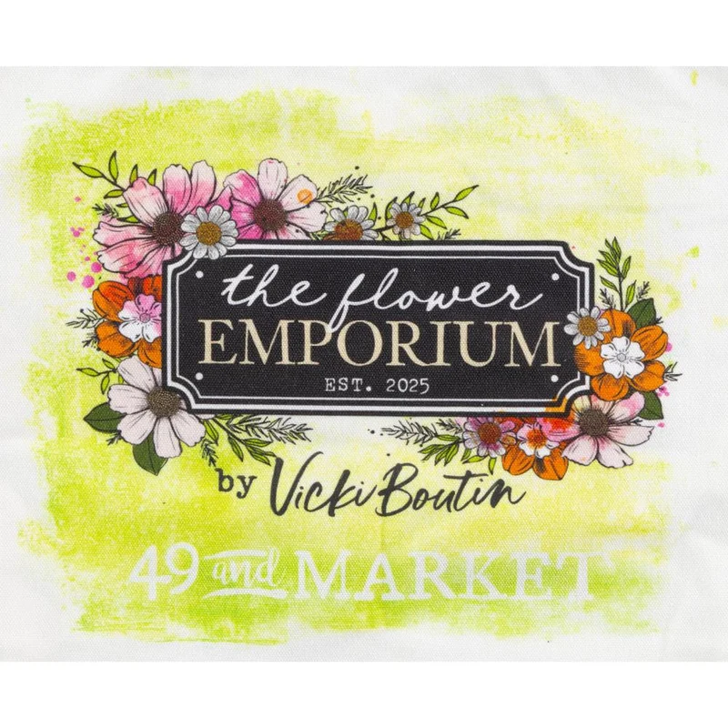 Tote Bag con Asa Flower Emporium By Vicki Boutin