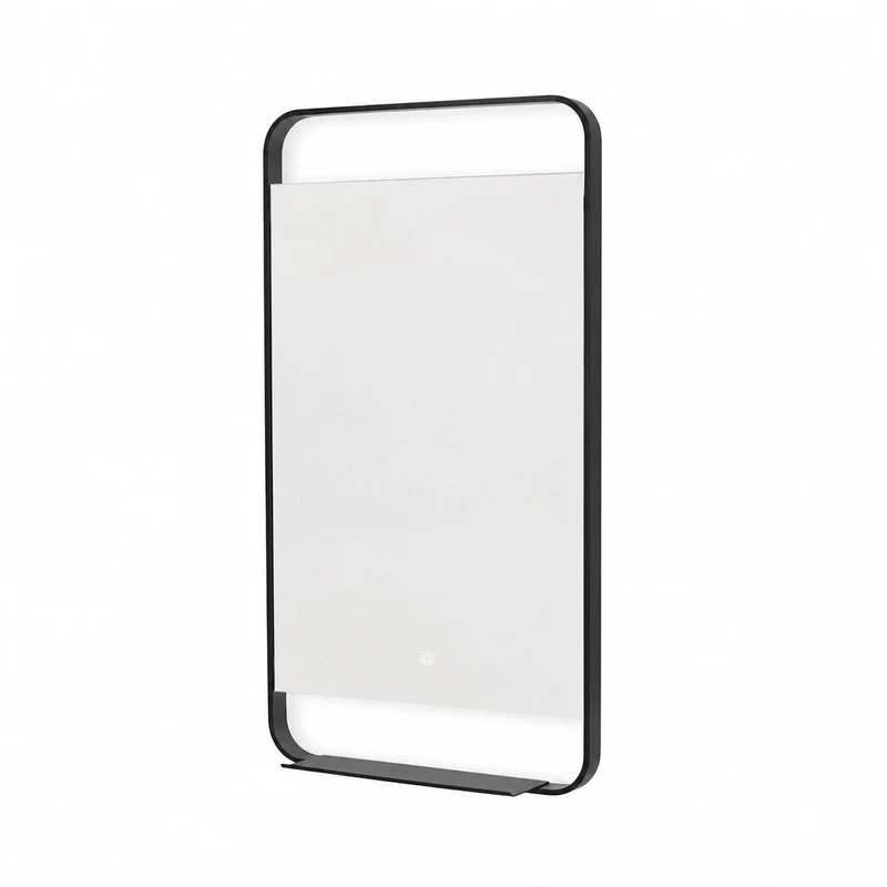 Espejo de baño con encimera acero inoxidable Nira
