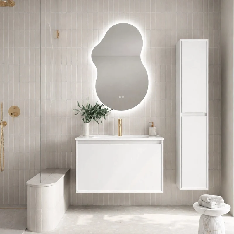 Mueble baño lavabo sobre encimera Atelier