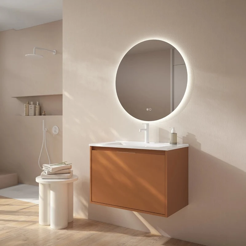 Mueble baño lavabo sobre encimera Atelier