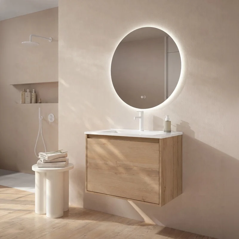 Mueble baño lavabo sobre encimera Atelier