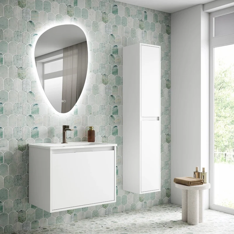 Mueble baño lavabo sobre encimera Atelier