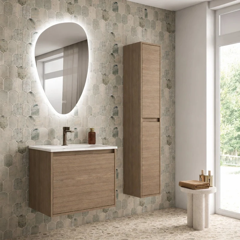 Mueble baño lavabo sobre encimera Atelier