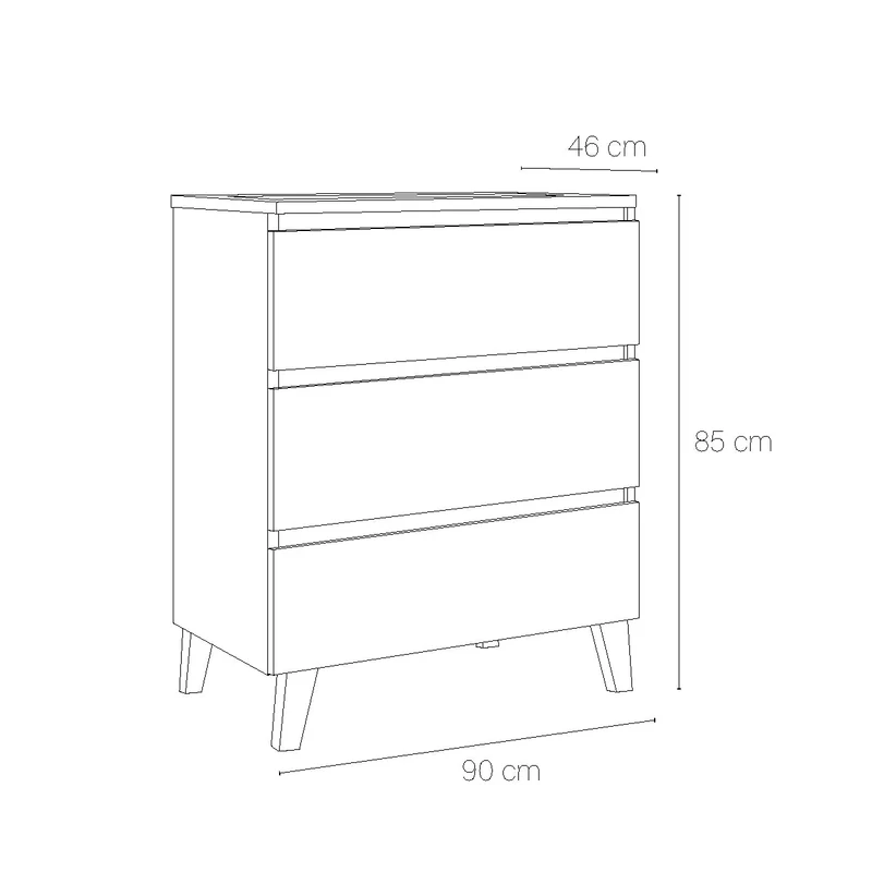 Mueble con lavamanos para baño Aruba
