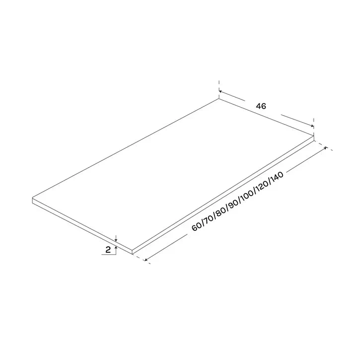 Encimera de piedra para mueble Stein