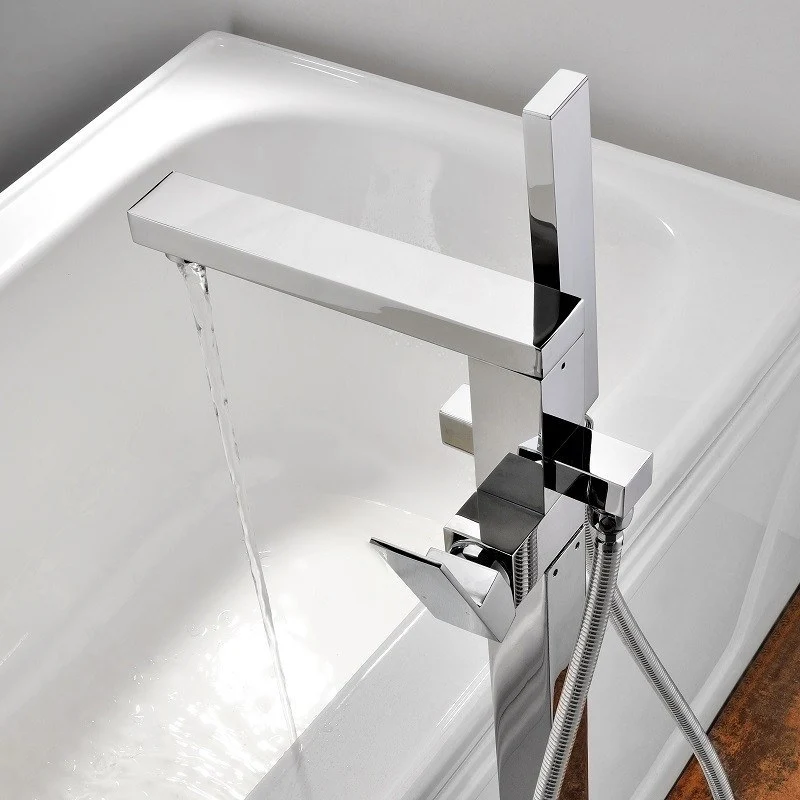 Grifo monomando sobre SUELO bañera/ducha MENTO para bañera exenta
