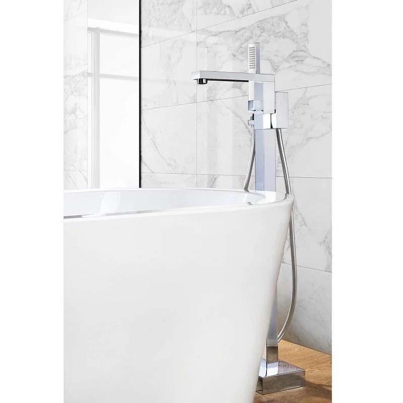 Grifo monomando sobre SUELO bañera/ducha MENTO para bañera exenta