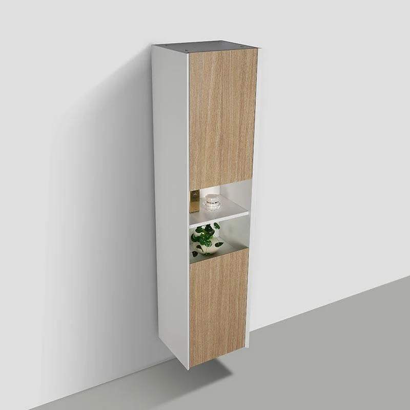 Armario de baño auxiliar PALIO 170 cm, roble claro