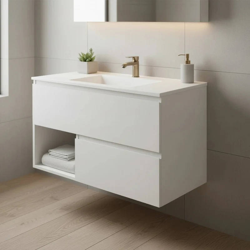 Tapa mueble baño fondo reducido Ambar