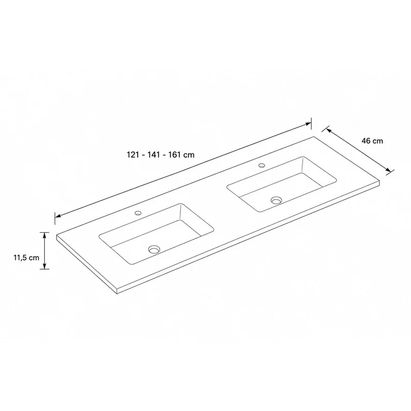 Lavabo surface Ambar