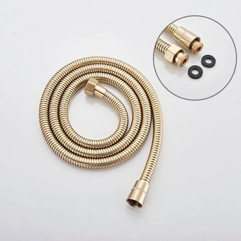 Conjunto de ducha empotrada monomando a pared TILSO oro cepillado