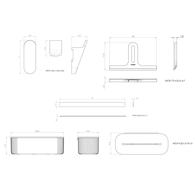 Set modular para ducha Alife