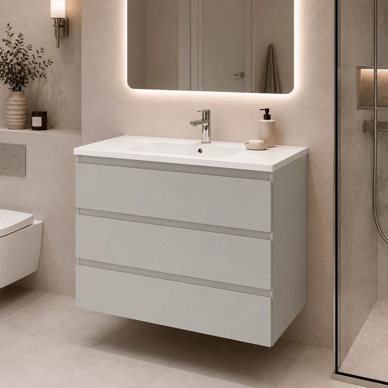 Mueble baño tres cajones Carmen