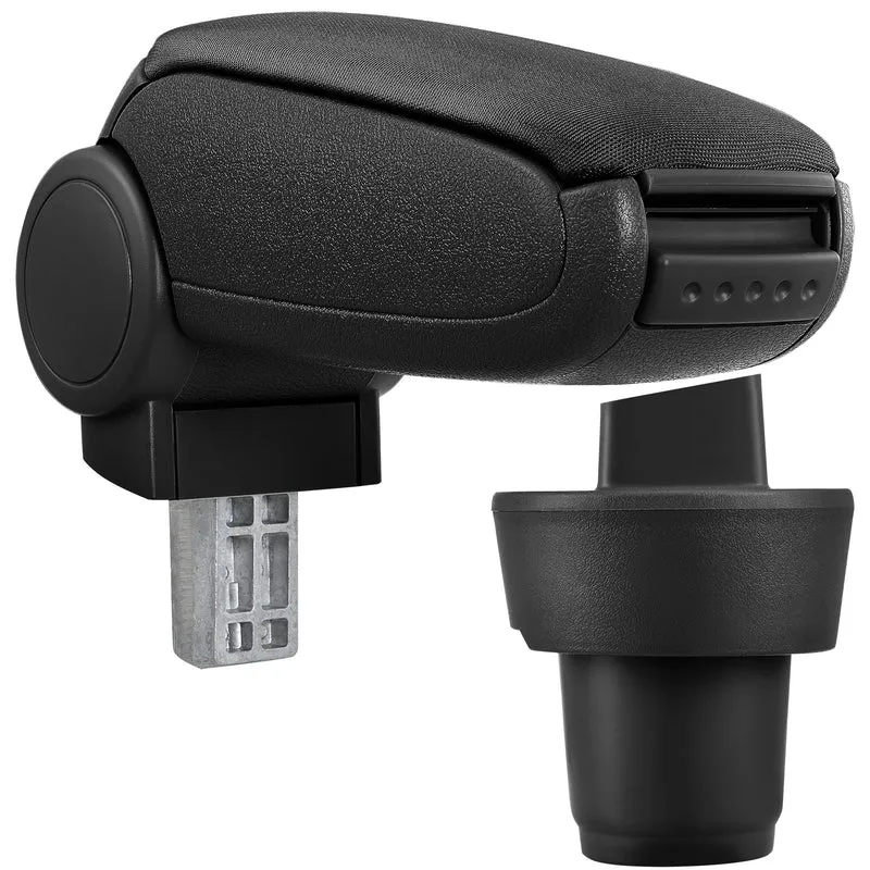 Reposabrazos central VW Up! - Apoyabrazos con compartimento de almacenamiento - acolchado - negro - gris pro.tec