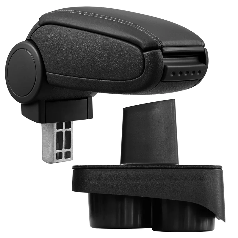 Reposabrazos central Skoda Fabia 1 con compartimento de almacenamiento en varias versiones negro pro.tec