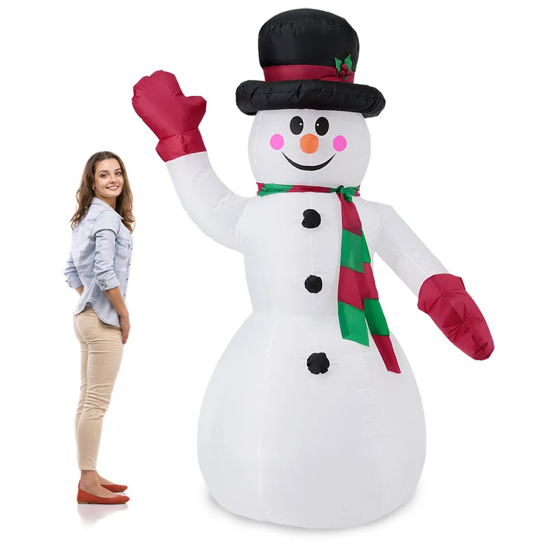 Figuras navideñas inflables gigantes con iluminación LED [en.casa]