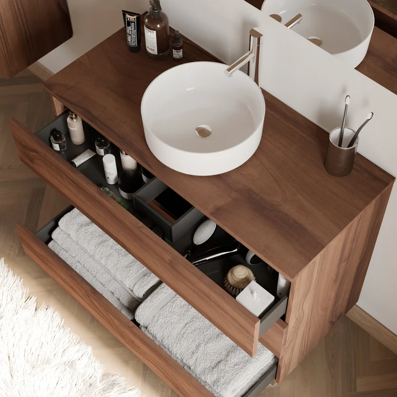 Plateau hydrofuge, 1000x460x19, Noyer