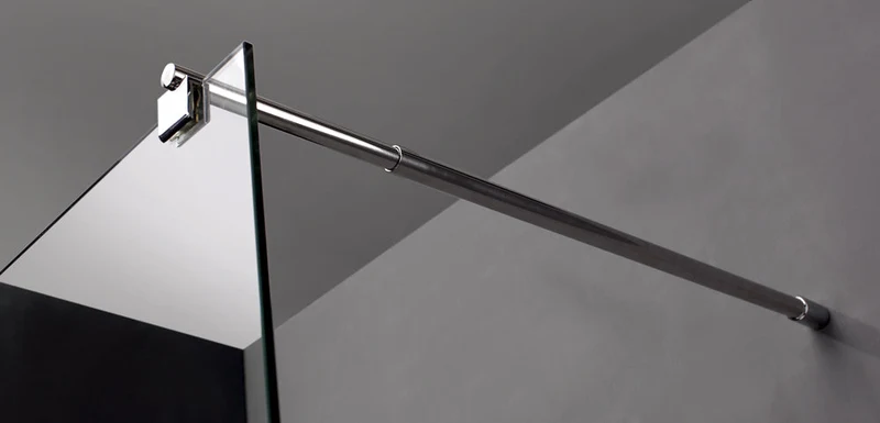 Mampara walk-in fijo + abatible SCREEN