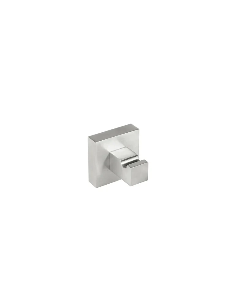 Percha de metal con acabado acero en color acero Accesorios Tres