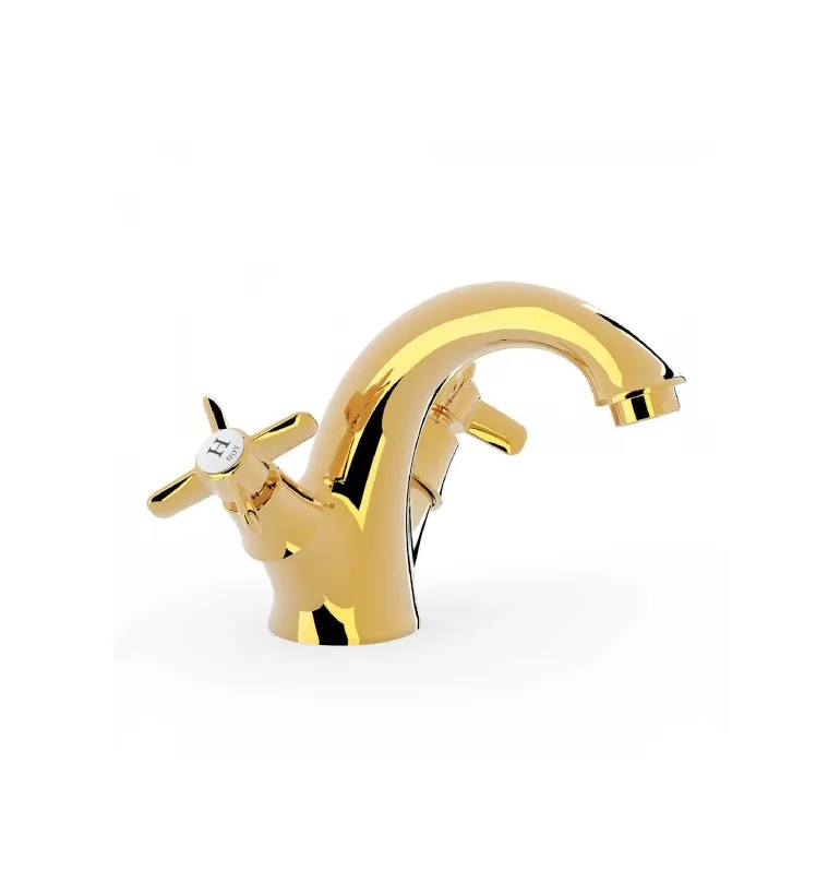 Grifo de lavabo bimando de estilo clásico CLASIC TRES