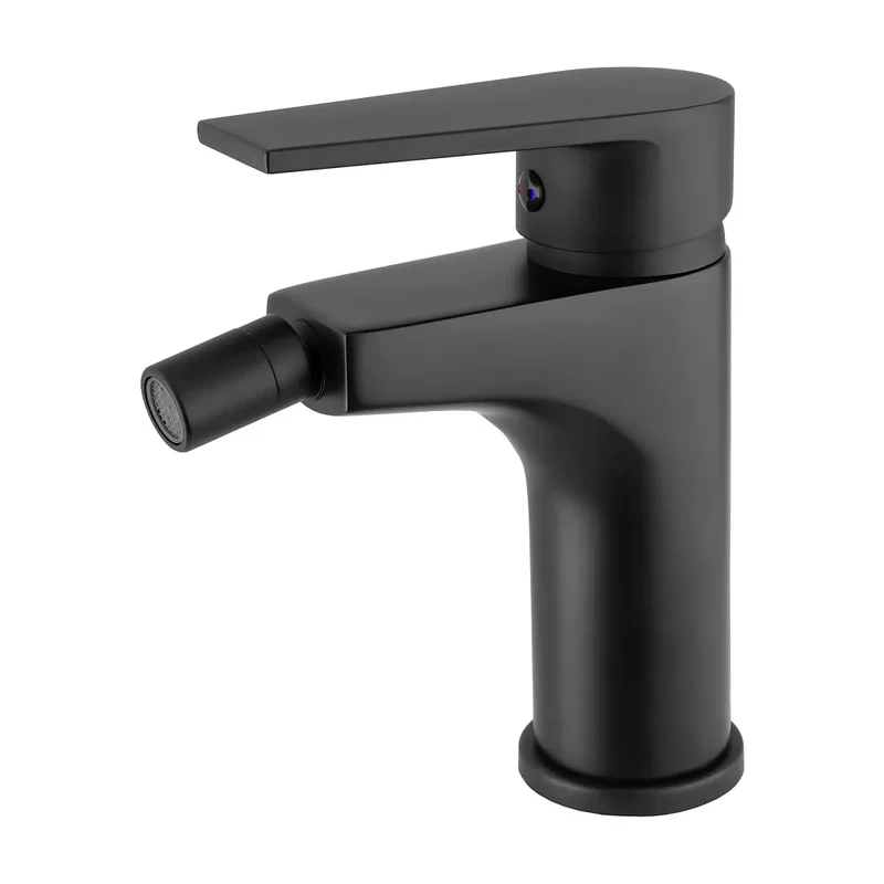 Grifo de bidé monomando negro mate Magro de Valaz
