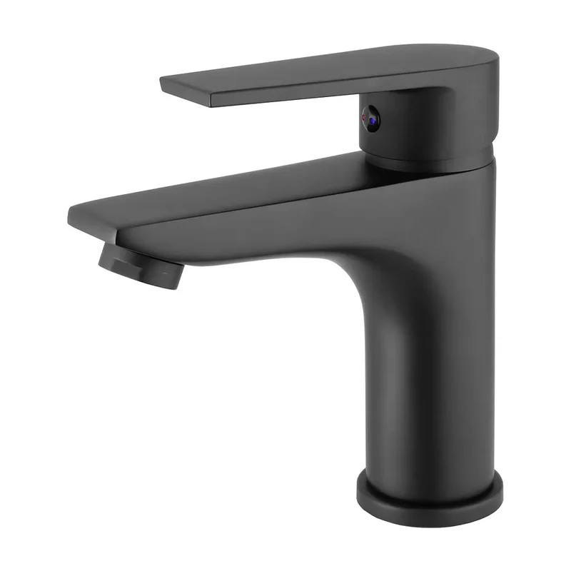 Grifo de lavabo monomando en negro mate Magro de Valaz